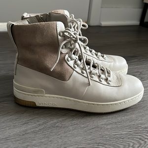 Gently Worn Vince Hightop Sneakers